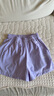 安踏兒童梭織短褲女夏季舒適透氣寬松梭織短褲A62525302 曬單實(shí)拍圖