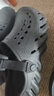 crocs卡駱馳檀健次同款波波洞洞鞋|207937 黑色-001 41/42(260mm) 曬單實拍圖