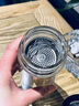 富光雙層玻璃杯透明加厚水杯隔熱商務便攜防爆泡茶杯子帶濾網 黑色 450ml 雙層加厚玻璃杯 曬單實拍圖