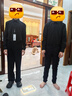 羅蒙長(zhǎng)袖襯衫男士純色商務(wù)休閑職業(yè)正裝工裝外套白襯衣男裝 黑色 39  曬單實(shí)拍圖