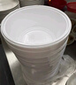 奧美優(yōu)一次性飯盒餐盒 圓形透明塑料打包盒快餐盒加厚帶蓋500型*50套 曬單實拍圖