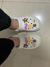 百麗輕便洞洞鞋女夏厚底可DIY休閑拖鞋B2579BH4 米色 36 曬單實(shí)拍圖