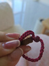芯奢桃木朱砂手鏈女小花紅繩編織桃花轉運平安情侶寶寶手繩本命年禮物 朱砂桃木手繩 曬單實(shí)拍圖