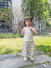 可英 GOWINBABY女童燈籠褲純棉2025夏季款女孩寬松時尚運動褲女寶可愛洋氣休閑褲 圓點 100 （適合身高90cm-100cm） 曬單實拍圖