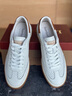 楓葉（leaveland）德訓鞋男夏季沖孔透氣運動(dòng)板鞋男舒爽軟底都市百搭休閑涼皮鞋男 白色（皮鞋碼） 41 曬單實(shí)拍圖
