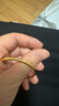 周六福（ZLF）  黃金手鐲寶寶首飾平平安安 計價 足金 10.15g 曬單實拍圖