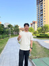 馬克華菲短袖男士夏季薄款T恤男涼感潮牌紐扣半袖上衣服2025新款打底衫男 曬單實(shí)拍圖