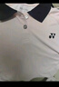 YONEX新款尤尼克斯羽毛球服男女短袖運動(dòng)POLO恤速干透氣T恤 女款 215024 白色 M 曬單實(shí)拍圖