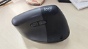 羅技（Logitech）Lift人體工學(xué)鼠標(biāo) 垂直鼠標(biāo) 小手鼠標(biāo) 無線藍(lán)牙鼠標(biāo) 3臺設(shè)備秒切換 帶Logi Bolt接收器 黑色 曬單實拍圖