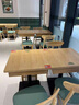 弋思林簡餐廳咖啡廳卡座沙發(fā)定制西餐廳面館漢堡甜品奶茶店商用桌椅組合 60*60cm方桌【免漆板】 曬單實拍圖