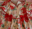 優(yōu)奇女童連衣裙夏季嬰兒衣服公主裙小女孩抓周歲女寶寶禮服夏季中國風(fēng) 曬單實拍圖