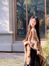 開衫斗篷外套女秋冬網(wǎng)紅高端羊毛流蘇春秋披肩外搭時尚洋氣中長款 桔紅色 L 建議體重115-135斤 曬單實(shí)拍圖