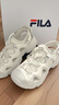 FILA 斐樂涼鞋女鞋復(fù)古涼拖鞋2025夏季新款貓爪5涼鞋戶外運動沙灘鞋 糖果白/雨霧灰-SN 38.5 曬單實拍圖