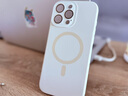 巴蒂尼 Magsafe磁吸適用蘋果16promax手機殼iphone16pro液態(tài)硅膠15帶鏡頭膜14防摔13相機按鍵全包保護(hù)套 【古董白】AI拍照按鍵*水晶鏡頭膜*磁吸充電 iPhone 16 Pr 曬單實拍圖