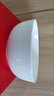 景德鎮(zhèn)（jdz）純白色骨瓷家用餐具陶瓷吃飯碗小米飯碗釉下彩大號湯碗吃面碗 (1只)6英寸奧碗面碗 曬單實拍圖