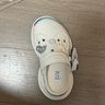 Ouder開口笑洞洞鞋 夏季男女鞋厚底增高沙灘鞋海浪白大頭鞋涼拖鞋 海浪白 腳寬腳背高建議拍大一碼哦 38 女碼 曬單實拍圖