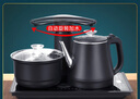 金格仕燒水壺全自動(dòng)上水不銹鋼款嵌入式茶臺桌20*37cm電茶爐23*37燒水器 防燙款黑色 23x37 曬單實(shí)拍圖