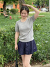 雪中飛針織短袖女2025夏季新款灰色圓領(lǐng)休閑t恤小個(gè)子簡(jiǎn)約百搭好看上衣 灰色070F(純色) M -160/84A-推薦95-110斤 曬單實(shí)拍圖
