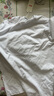 SPAO210g純棉圓領(lǐng)短款短袖T恤男女同款夏季新款舒適上衣SPDX25SD01XY 白 #純色 M 曬單實拍圖