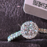 喜鉆鉑金群鑲鉆戒50分1克拉求婚訂婚結婚鉆石戒指送老婆生日禮物 【GIA雙證】共55分D色VS1 3EX N 曬單實(shí)拍圖