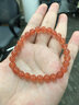 金石靈天然保山南紅瑪瑙手串冰種柿子紅本命年手鏈男女款七夕情人節禮物 保山冰種南紅手串6-7mm 曬單實(shí)拍圖