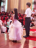 姣霓（joli）女童禮服生日宴公主裙花童高端洋氣兒童主持人蓬蓬紗演出服 香檳色 140 曬單實(shí)拍圖