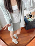 小碼女鞋313233碼內增高復古老爹鞋女新款運動(dòng)鞋休閑鞋德訓鞋34碼 冰雪藍【增高7cm】 33 曬單實(shí)拍圖