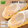 哇愛月子鞋產(chǎn)婦包跟透氣夏季產(chǎn)后軟底棉拖鞋春秋厚底孕婦防滑鞋子 【春夏薄紗】月亮小象+月子襪1雙 38-39碼 曬單實拍圖