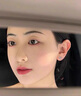 玖維婭  JIUVIA S925純銀花環(huán)耳釘女鉆石冷淡風(fēng)耳環(huán)女養(yǎng)耳洞睡覺免摘防堵耳飾 925銀花環(huán)耳釘【禮盒裝】 曬單實(shí)拍圖