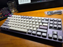 TickType機(jī)械鍵盤(pán)evo80三模2.4G藍(lán)牙HiFi客制化鋁坨坨鍵盤(pán) 陽(yáng)極紫 三模淺淺奶軸（悶軸） 曬單實(shí)拍圖