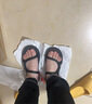 mont·bell 拖鞋男女同款橡膠外底輕便耐磨耐折簡約涼拖 1129715 BK黑色 37.5 S 37.5-38.5碼 曬單實(shí)拍圖