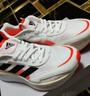 adidas ADIZERO BOSTON 10訓練備賽馬拉松輕盈玻纖柱跑鞋阿迪達斯   白色/橘紅色/黑色（男款）   43 曬單實(shí)拍圖
