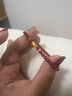 中國黃金貔貅黃金手鏈女足金瑪瑙轉運珠手串七夕情人節(jié)禮物送女友老婆生日 足金貔貅金珠手串-紅瑪瑙 曬單實拍圖