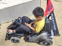 杜莎菲尼兒童漂移卡丁車(chē)米國隊長(cháng)電動(dòng)車(chē)極速20km/h遙控兒童節六一生日禮物 烤漆灰+頭盔護具 曬單實(shí)拍圖