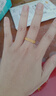 中國黃金黃金銅錢戒指女足金閉口錢多多錢幣戒指七夕情人節(jié)禮物送女朋友 金重約1g*日進(jìn)斗金銅錢戒指 【圈口18#】 曬單實(shí)拍圖
