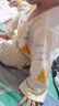 宜爽兒嬰兒連體衣夏季男女寶寶冰絲哈衣新生兒超薄睡衣爬服 黃色90 曬單實(shí)拍圖