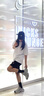 CAMILA KSENIA官網(wǎng)小c&k老爹鞋女2025新款夏季休閑百搭厚底港風(fēng)增高網(wǎng)面運動鞋 灰藍(lán)色 37 曬單實拍圖
