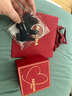 AGATHA/璦嘉莎 愛(ài)心小狗銀項(xiàng)鏈女【生日禮物】送女友閨蜜高級(jí)感輕奢吊墜 瑪瑙紅 曬單實(shí)拍圖