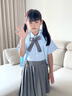 書包初中生女高顏值高中小學(xué)生4-6年級(jí)大容量減負(fù)護(hù)脊藍(lán)色雙肩包 藍(lán)色+毛球掛飾+2五角星 曬單實(shí)拍圖