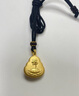 周大生復(fù)購補貼黃金吊墜女足金佛公掛墜笑面彌勒佛送女友生日禮物2.3g 曬單實拍圖