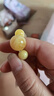 炫夏天然原礦俄料琥珀蜜蠟珠子雞油黃白花蜜單顆散珠圓珠男女款配珠 蜜蠟珠子約14毫米單顆（附證書(shū)） 曬單實(shí)拍圖