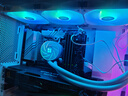 Thermalright(利民) AQUA ELITE 360 WHITE ARGB 一體式水冷散熱器日蝕幻彩光效 ARGB冷頭 AE360 WHITE ARGB 曬單實拍圖