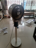 創(chuàng)維【全屋驅(qū)蚊】空氣循環(huán)扇家用電風扇落地扇2025新款大風量語音遙控輕音節(jié)能臥室小風扇Q522 白咖色 曬單實拍圖