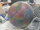 斯帕克兒童足球4號5號成人機縫耐磨耐踢中考標準室內外訓練歐冠世界杯 反光炫彩蜂窩彩虹-4號足球 曬單實(shí)拍圖