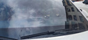CARFRUIT車載香薰太陽能汽車香水座高檔旋轉(zhuǎn)香薰擺件車內(nèi)用臨時挪車號碼牌 曜石黑+梔子花香薰100ML 曬單實拍圖