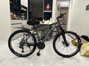 Jeep吉普山地自行車男女學(xué)生減震代步車RC750高碳鋼摩登灰-26英寸27速 曬單實拍圖