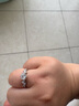 伊莎維拉伊莎維拉培育鉆石戒指女鉑金pt950白金群鑲鉆戒1.4克拉鉆石女戒 曬單實拍圖
