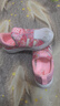 芭比童鞋夏季兒童運(yùn)動(dòng)鞋女童休閑貝殼頭網(wǎng)鞋一腳蹬DA5903 粉色 32碼  曬單實(shí)拍圖