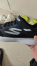 Skechers斯凱奇自營(yíng)兒童運(yùn)動(dòng)鞋男大童跑步鞋輕便減震魔術(shù)貼童鞋405104L 曬單實(shí)拍圖