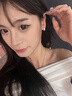鹿戀999純銀圓片耳環(huán)女2025年新款耳扣小眾高級(jí)感輕奢足銀耳飾潮 白金色 曬單實(shí)拍圖